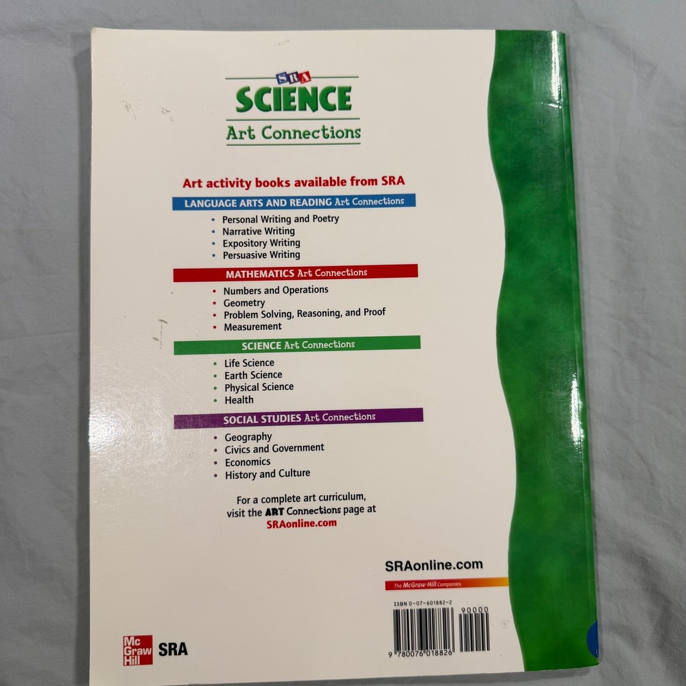 SRA Science Art Connections Activity Book PreK-6 McGraw-Hill 2005 STEM Resource - Picture 2 of 10